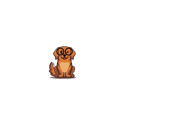 cute small dog with glasses